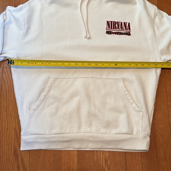 Unisex ASOS Design X Nirvana oversized hoodie with Nirvana Nevermind graphic - Picture 14 of 15